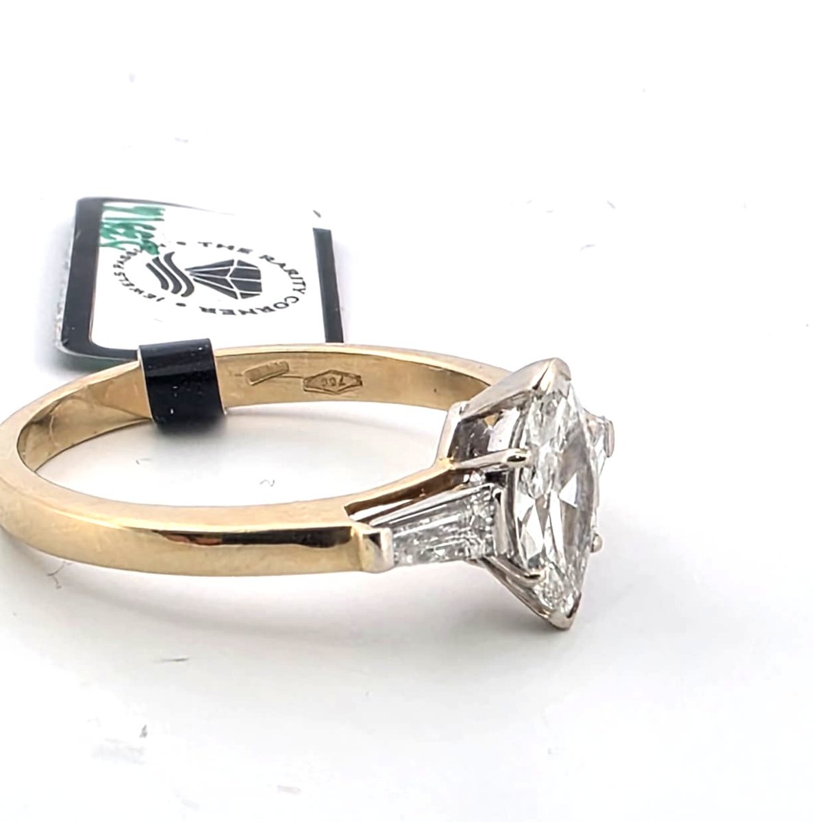 Anello in oro giallo 18kt con diamanti-photo-7