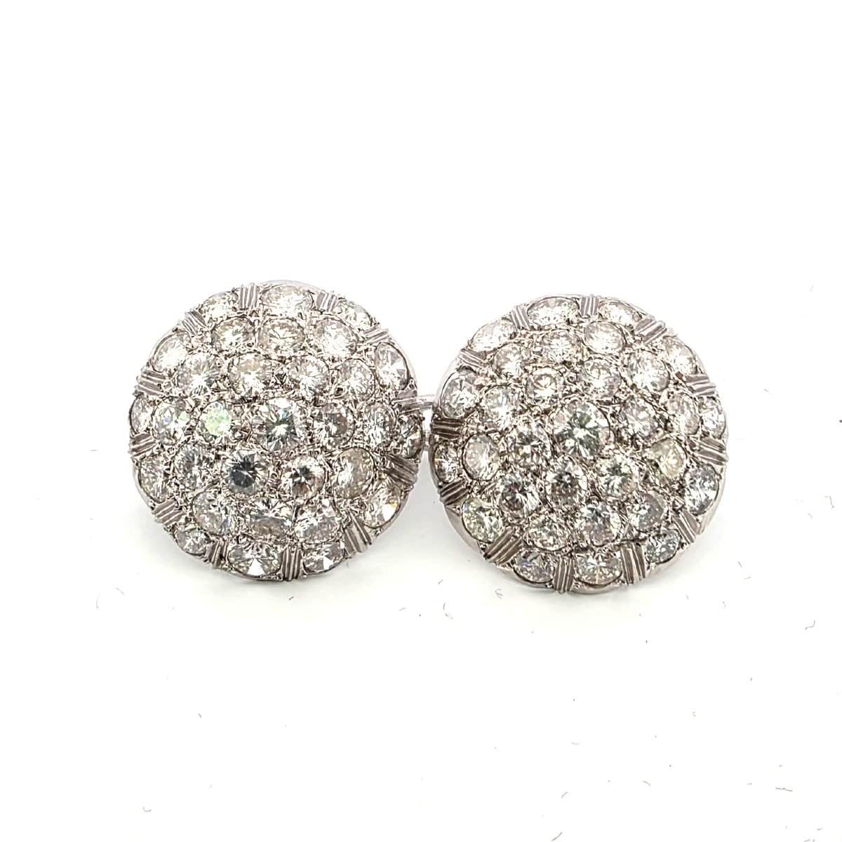 Orecchini in oro 18 kt con diamanti-photo-3