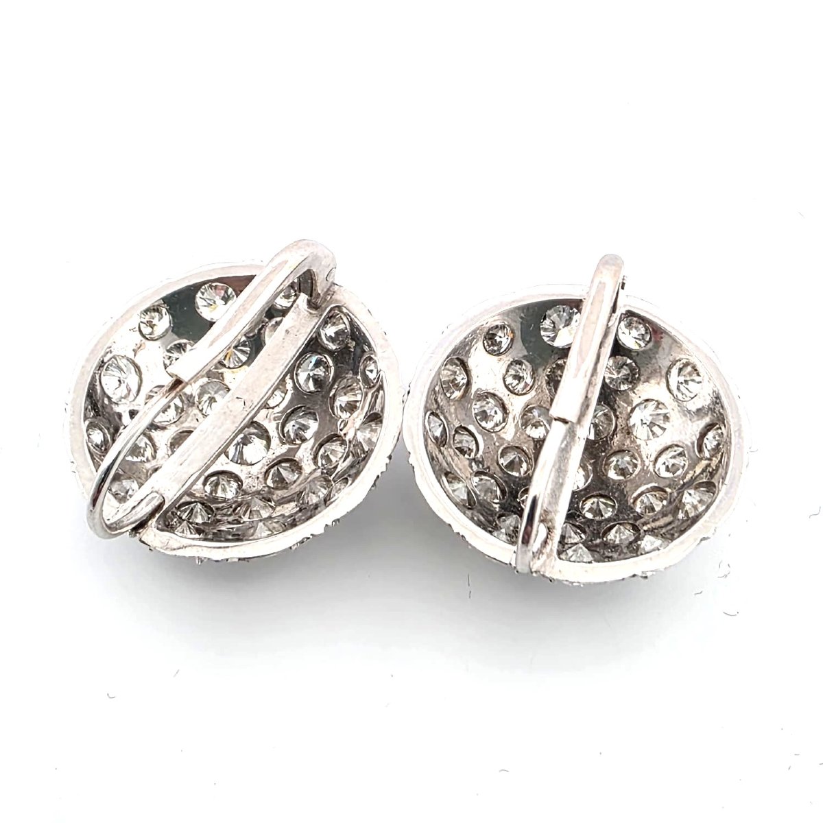Orecchini in oro 18 kt con diamanti-photo-4