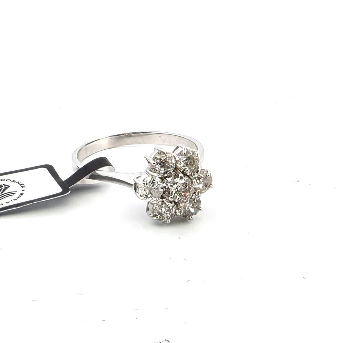 Anello in oro giallo con diamanti-photo-2