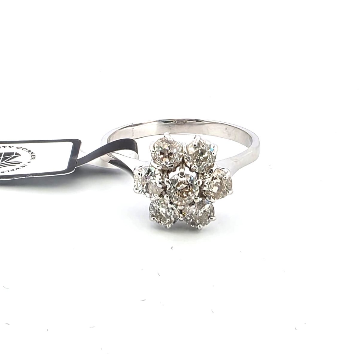 Anello in oro giallo con diamanti-photo-8