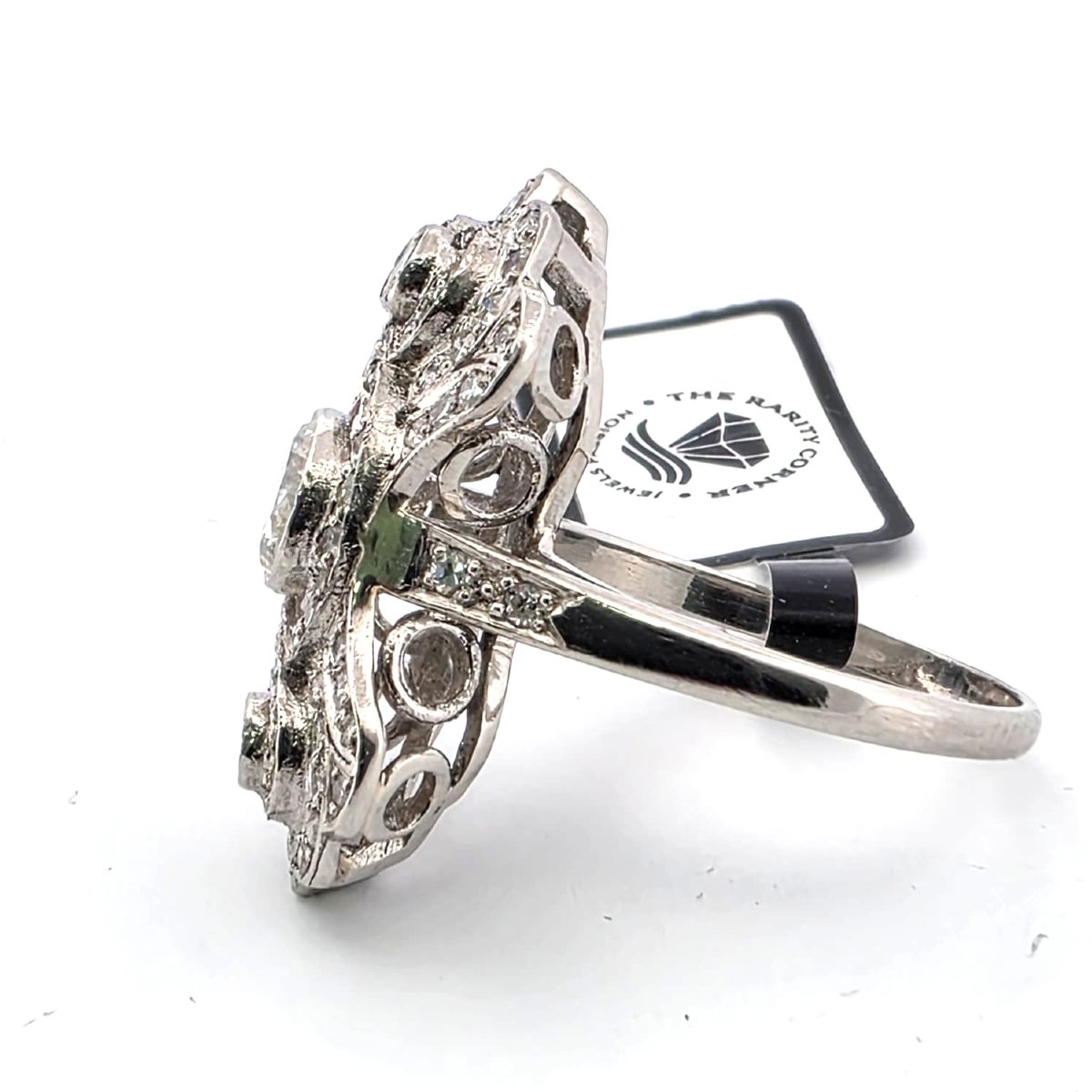 Anello in oro giallo 18kt con diamanti-photo-3