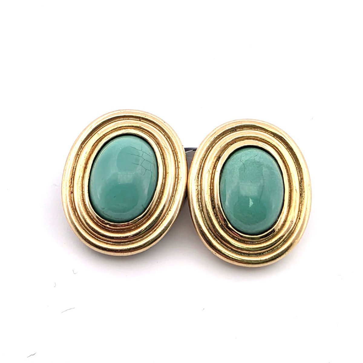 Orecchini in oro giallo 18kt con diamanti-photo-1