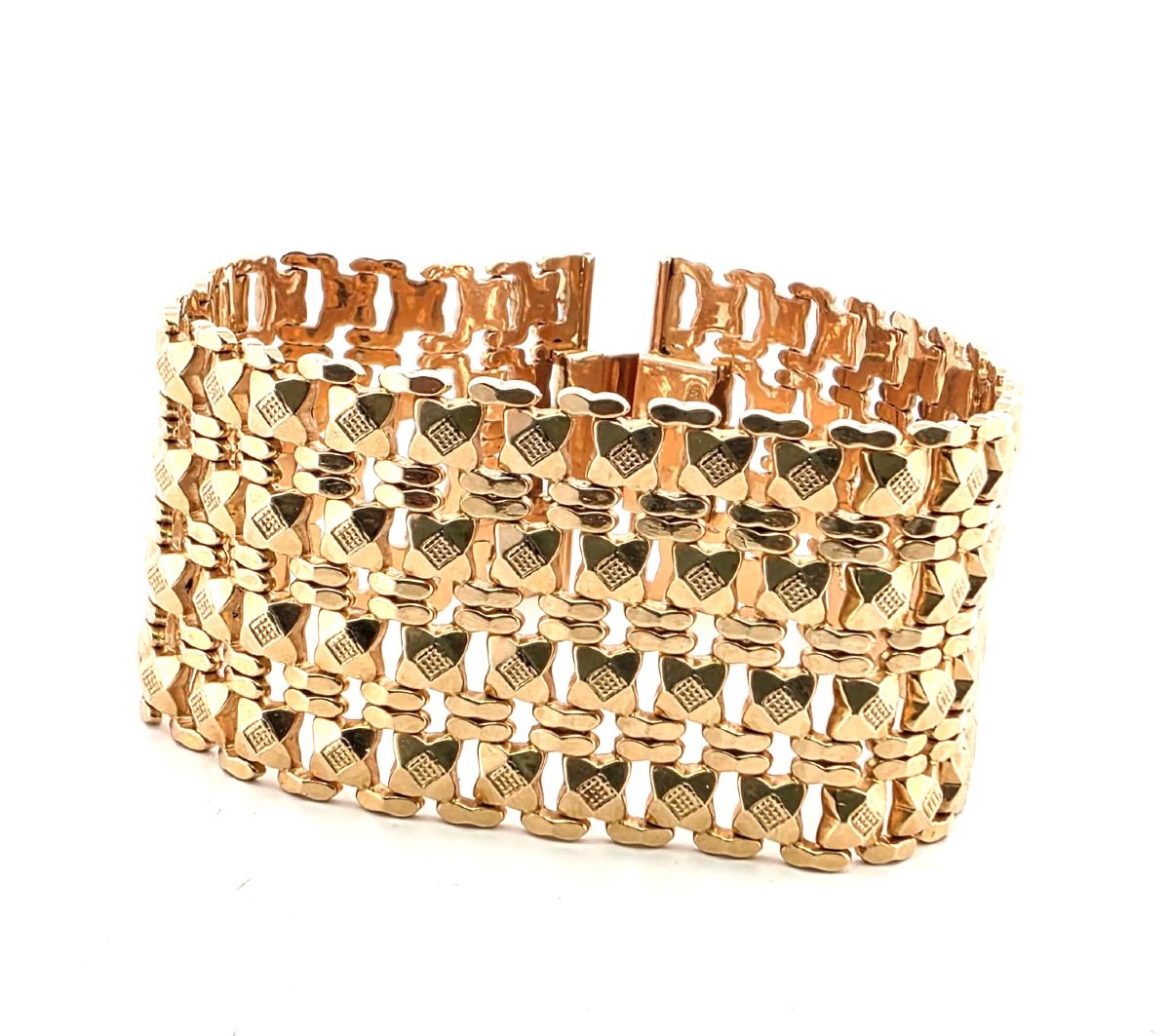Bracciale in oro giallo 18kt massiccio-photo-3