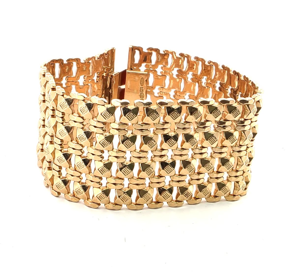 Bracciale in oro giallo 18kt massiccio-photo-4