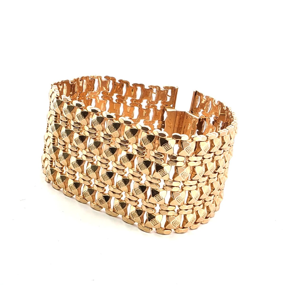 Bracciale in oro giallo 18kt massiccio-photo-1