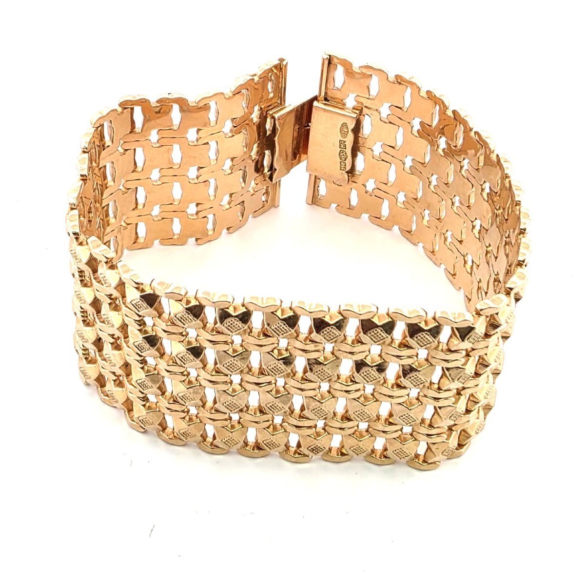 Bracciale in oro giallo 18kt massiccio-photo-3