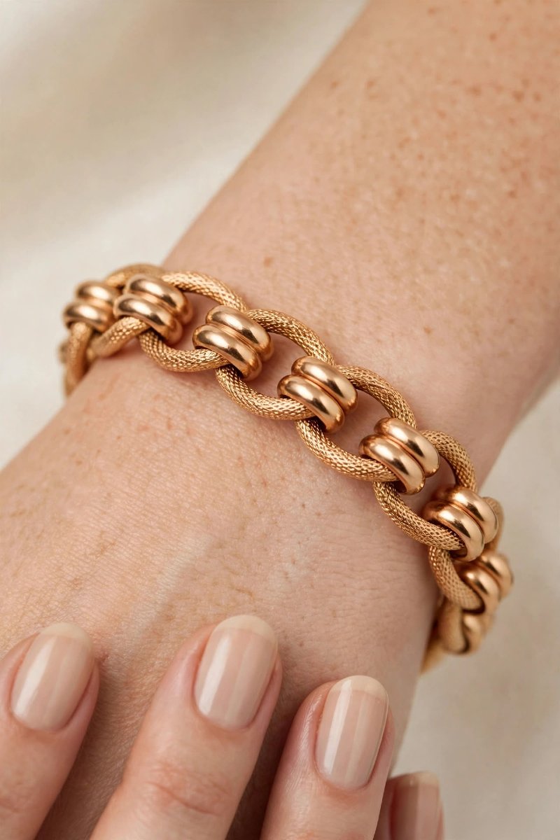 Bracciale in oro giallo 18Kt-photo-3