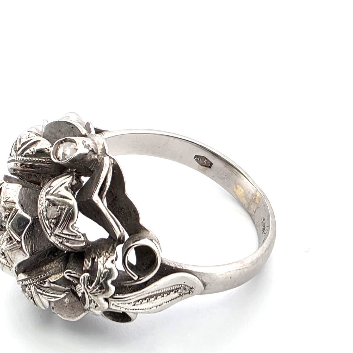 Anello in Oro bianco 18Kt con Diamanti-photo-1