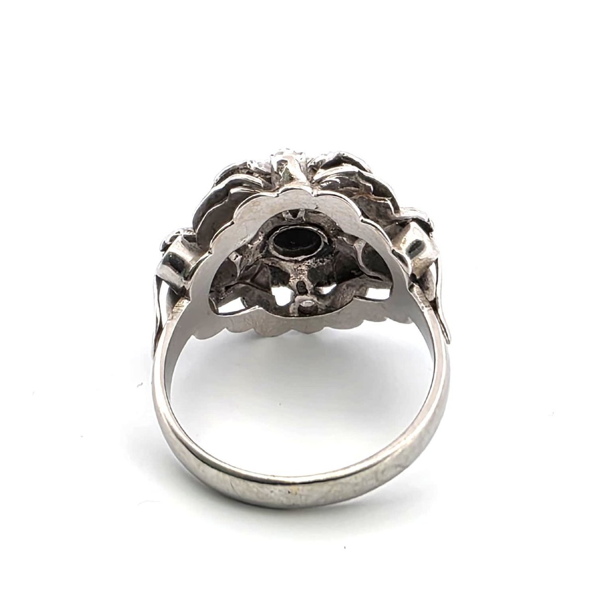 Anello in Oro bianco 18Kt con Diamanti-photo-2