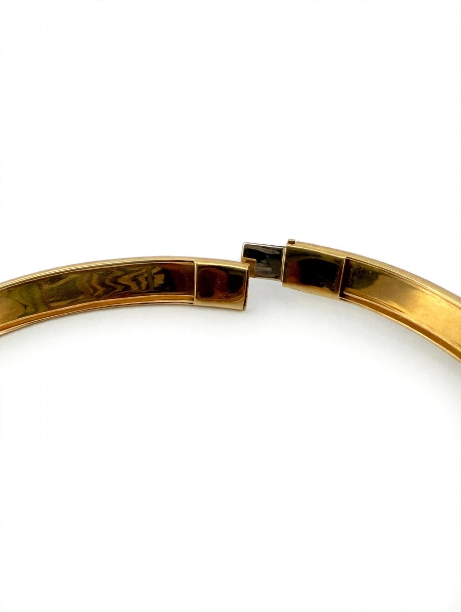 Collier Rigido in Oro 18Kt con Diamanti-photo-4