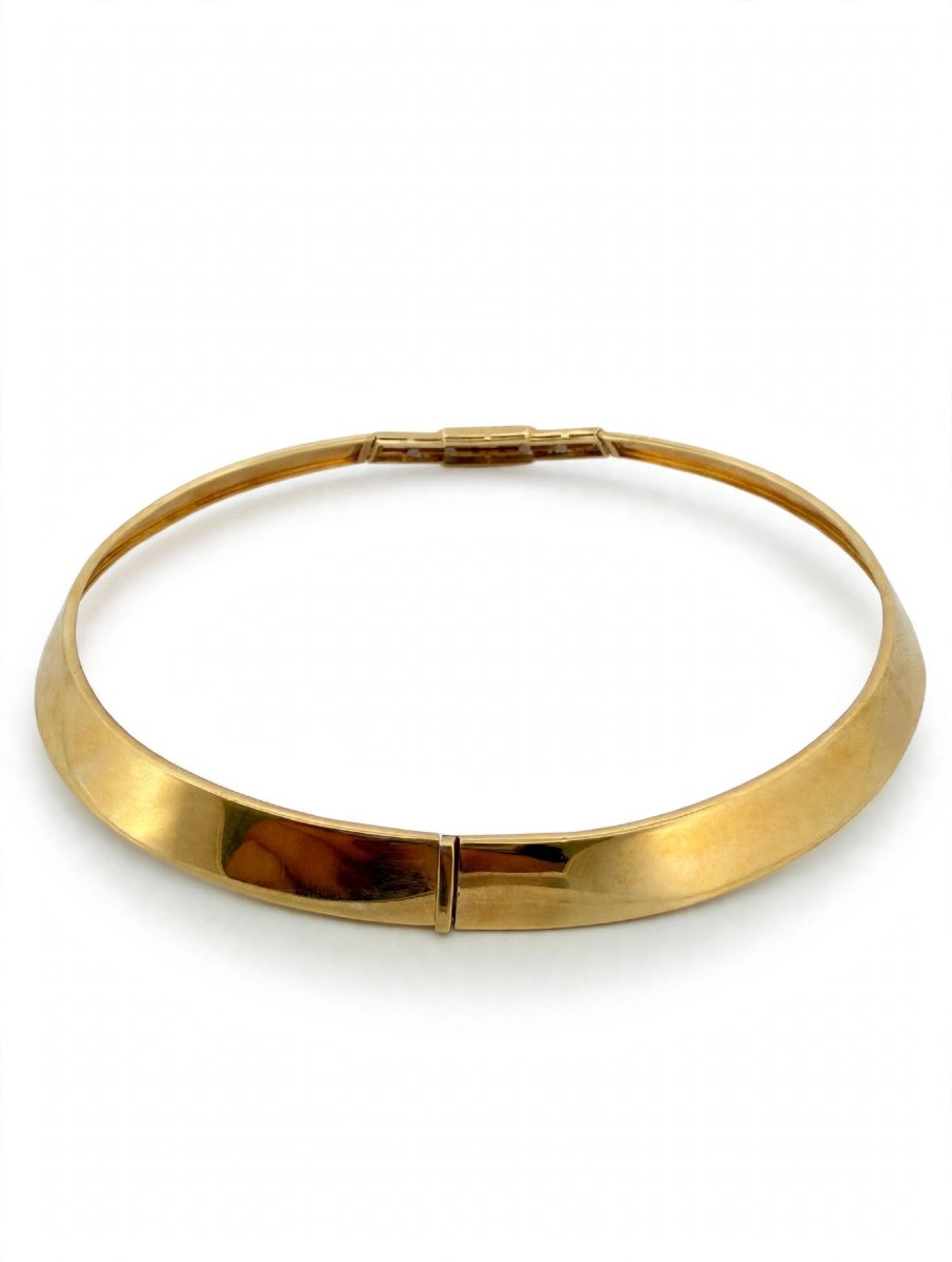 Collier Rigido in Oro 18Kt con Diamanti-photo-5