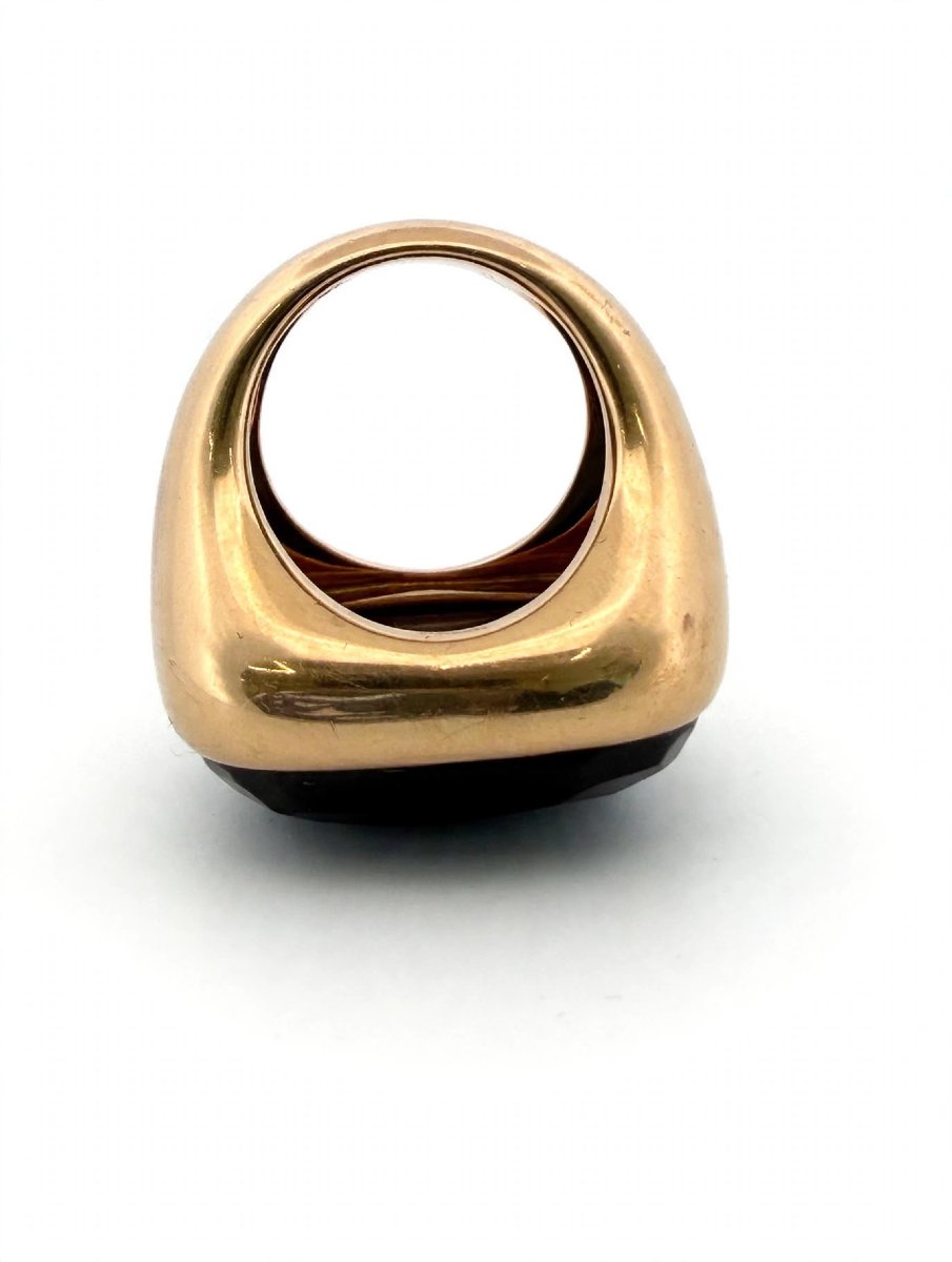 Anello Pomellato modello Victoria incastonato con un grande Cabochon a getto sfaccettato-photo-3