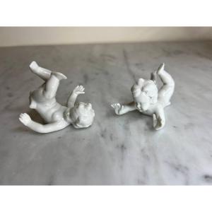 Capodimonte Porcelain Subjects Children Puttis