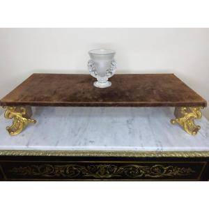 Antique Lectern Or Portable Lectern In Wood And Gilded Bronze