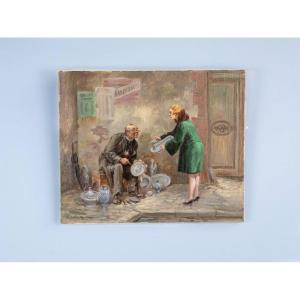 Oil On Canvas Signed By Lucien Emery (1874-1965)