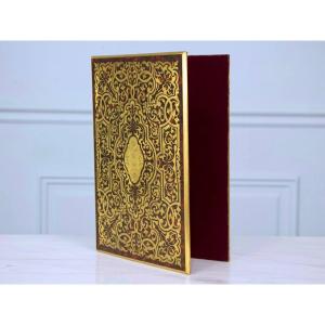 Book-style Document Holder In Boulle Marquetry
