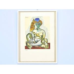 Pablo Picasso Nude Woman With Turkish Cap, Poster
