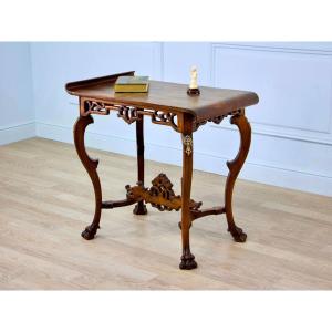 Center Table, Entrance Or Tea Table, Japonism Attributed To Gabriel Viardot