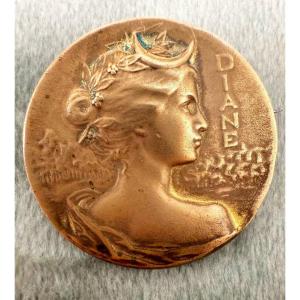 Diana Brooch, In Bronze