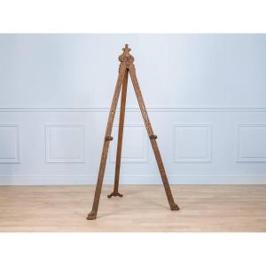 Molded And Carved Wooden Easel