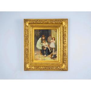 Victorian Oil Painting, After Arthur John Elsley (british)