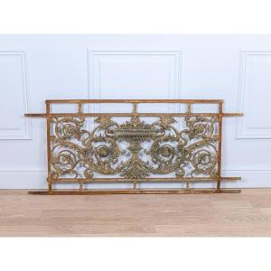 Balustrade, Wide Support Grid, Balcony Railings, Guardrails – 19th Century Wrought Ironwork