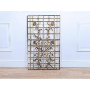 Art Nouveau Fonte Grille For Door Or Decoration