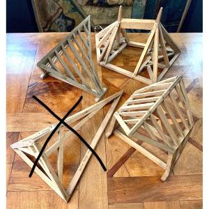 Three Frameworks Of Mastery Of Companion Carpenter. France Period XIXth