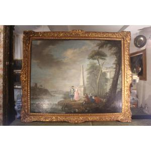 Country Scene, 18th Century French School.