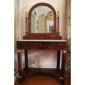 Empire Period Console Dressing Table, Early 19th Century;