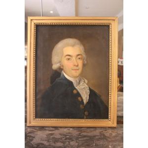 Portrait Of An Aristocrat, 18th Century French School.