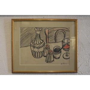 Still Life With Carafe, 1906 - Auguste Chabaud (1882-1955)