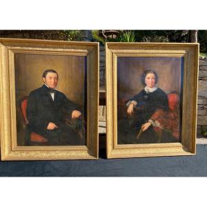 Large Portraits Forming During Xlxeme With Original Frames