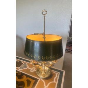 Empire Style Gilt Bronze Hot Water Bottle Lamp 