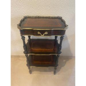 Napoleon III Marquetry Side Table 