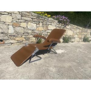 Condor Chaise Longue 70s Skai And Fabric