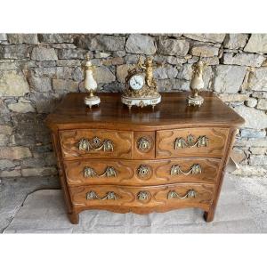 An 18th Century Parisian Walnut Chest Of Drawers, Stamped 