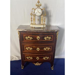 18th Century Chest Of Drawers Stamped Jc Ellaume 