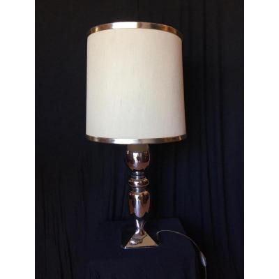 Chromed Metal Lamp Year 70