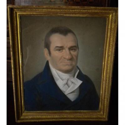 Pastel Portrait Of Gentleman