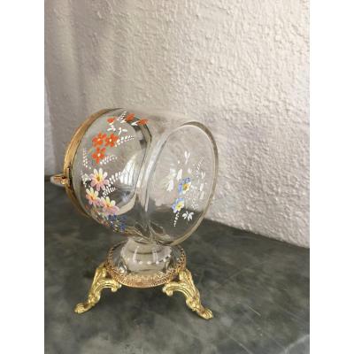 Jewelry Box Or Enamelled Glass Watch Holder