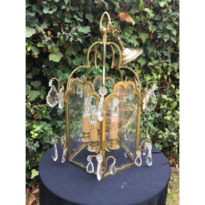 Vestibule Lantern In Bronze And Tassels