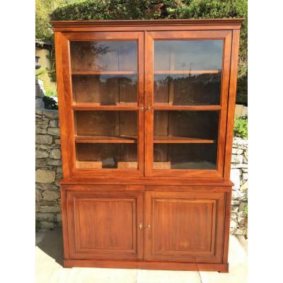 Grande Bibliothèque XIXeme En Acajou 