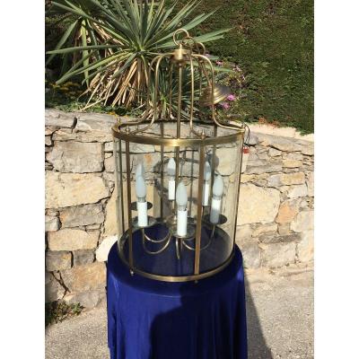 Grande Lanterne De Vestibule En Bronze