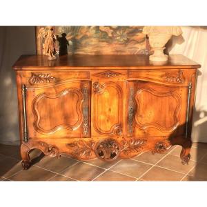 18th Provençal Credenza In Blond Walnut