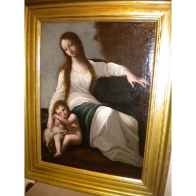 Young Woman And Her Son