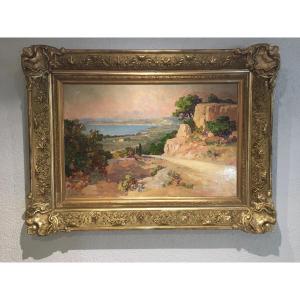 Oil On Canvas Signed Etienne Robert 1875 1959