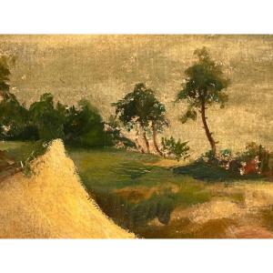 Landscape Painting On Canvas, France