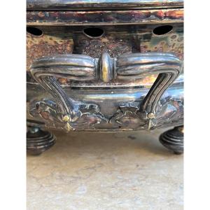 19th Century Silver Plated Plate Warmer 